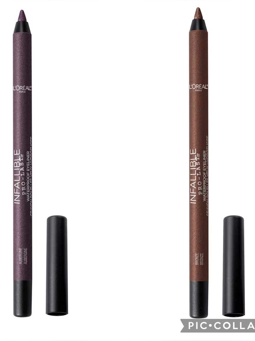 L’Oréal Infallible Pro-Last Eyeliner Bundle 840 Bronze & 850 Aubergine NEW